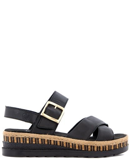 Rieker Svart Sandal