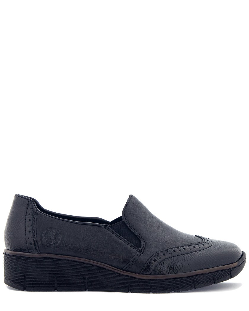 Rieker Svart Lågsko