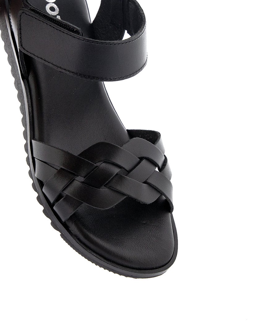 Foot News Svart Sandal