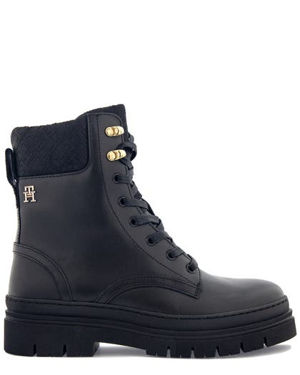 Tommy Hilfiger Svart Känga