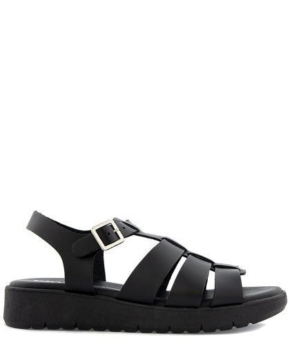 Foot News Svart Sandal