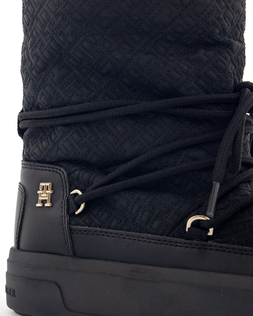 Tommy Hilfiger Svart Känga