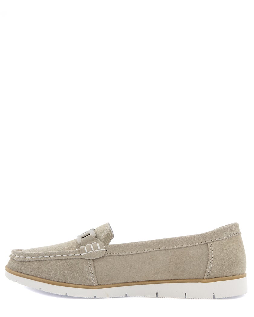 Soft Comfort Beige Loafers