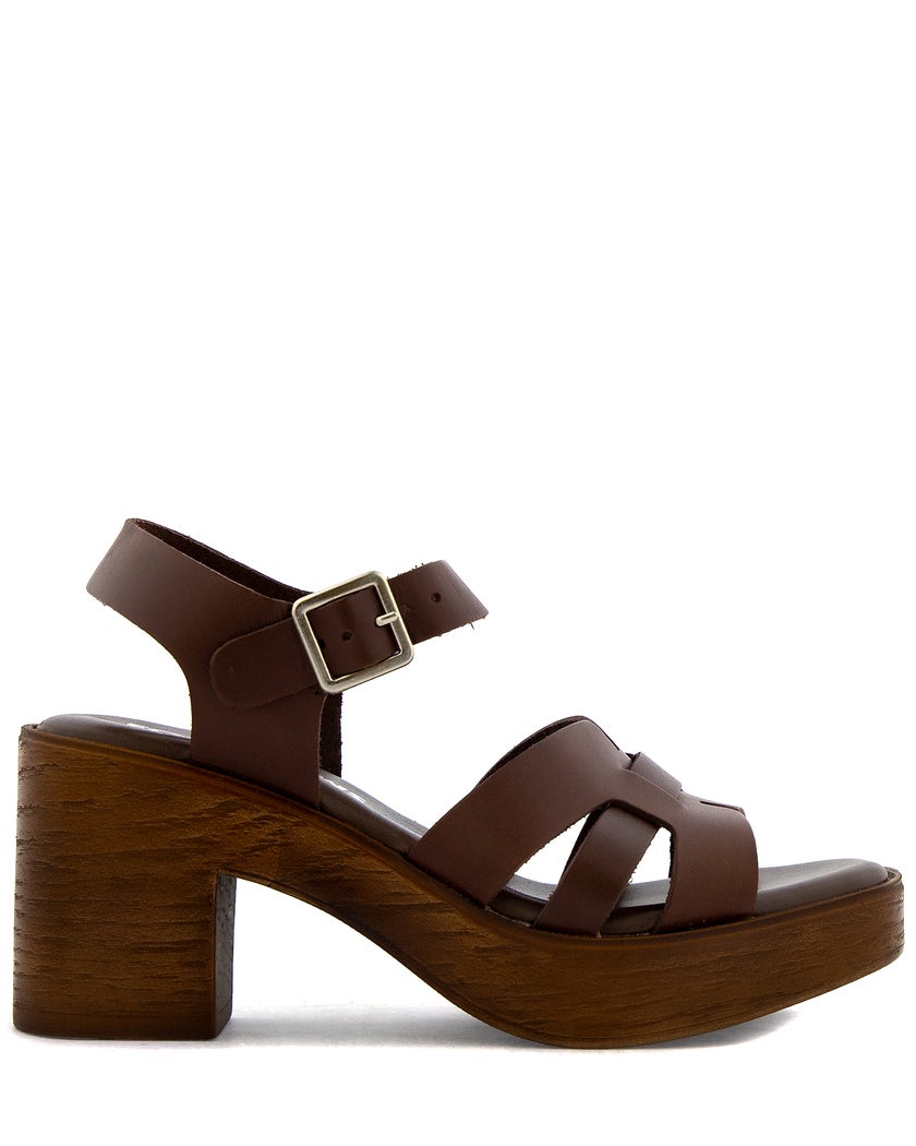 Foot News Brun Sandalett