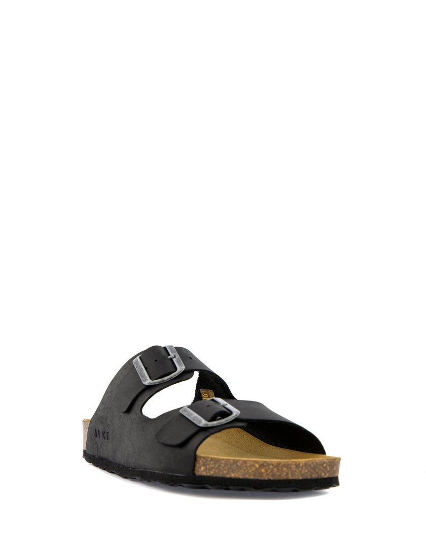ALKE Svart Sandal