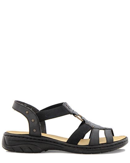 Rieker Svart Sandal