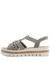 Rieker Grön Sandalett