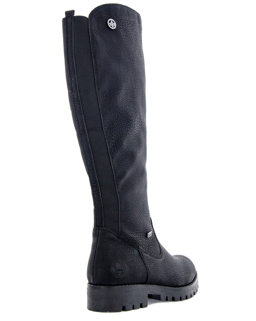 Rieker Svart Stövel