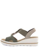 Rieker Grön Sandalett
