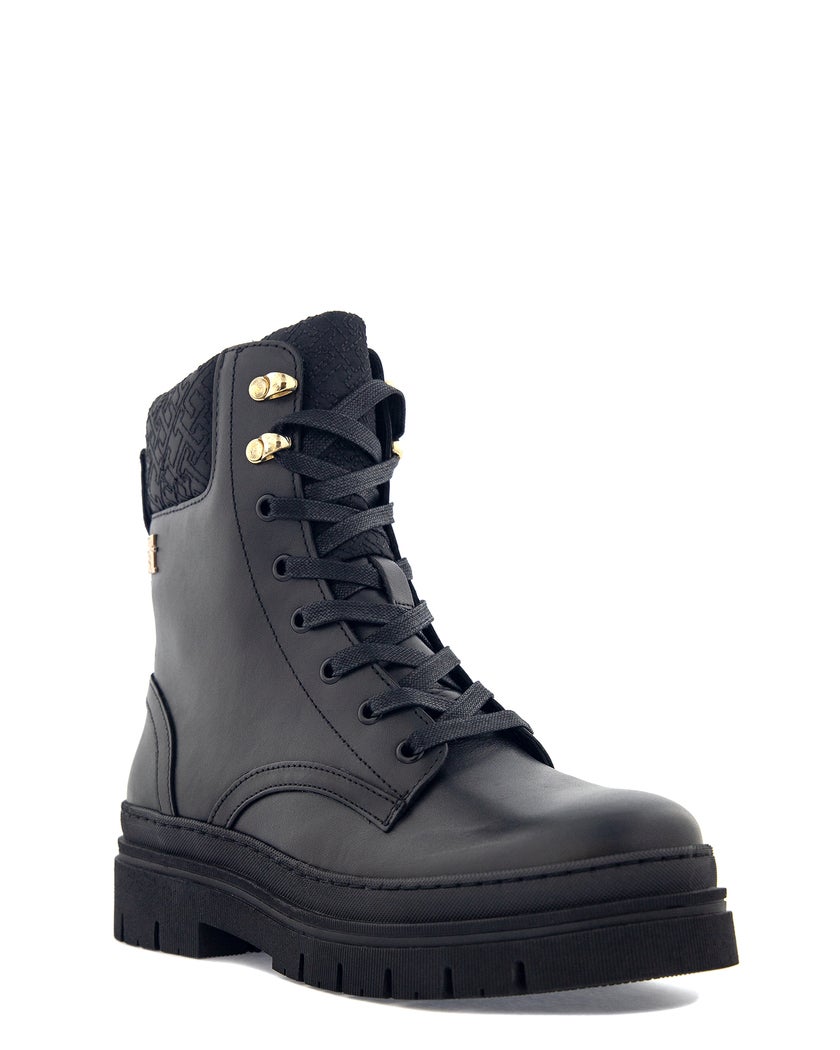 Tommy Hilfiger Svart Känga