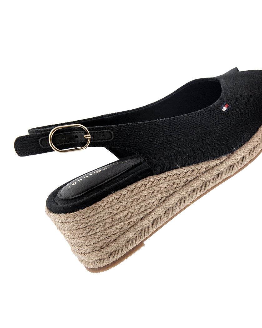 Tommy Hilfiger Svart Sandalett