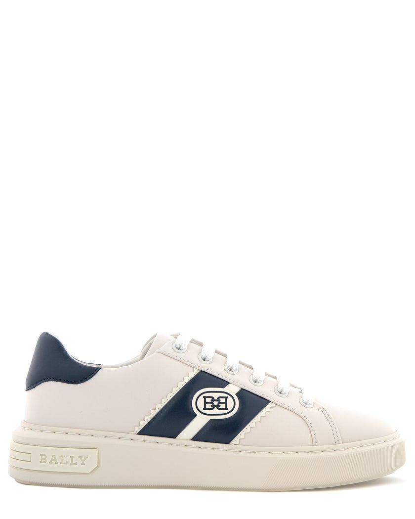Bally Vit Sneakers