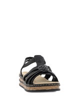 Rieker Svart Sandalett