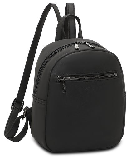 Duffy Svart Ryggsäck