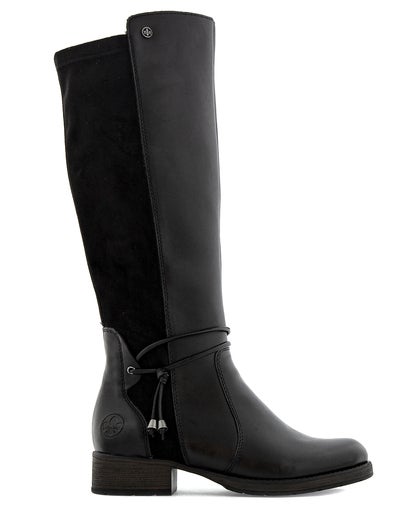 Rieker Svart Stövel