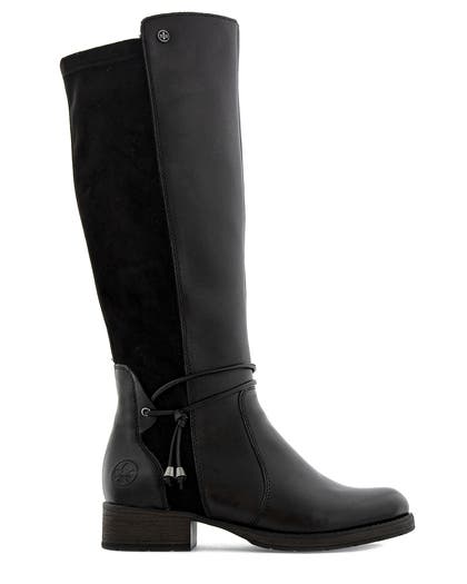 Rieker Svart Stövel