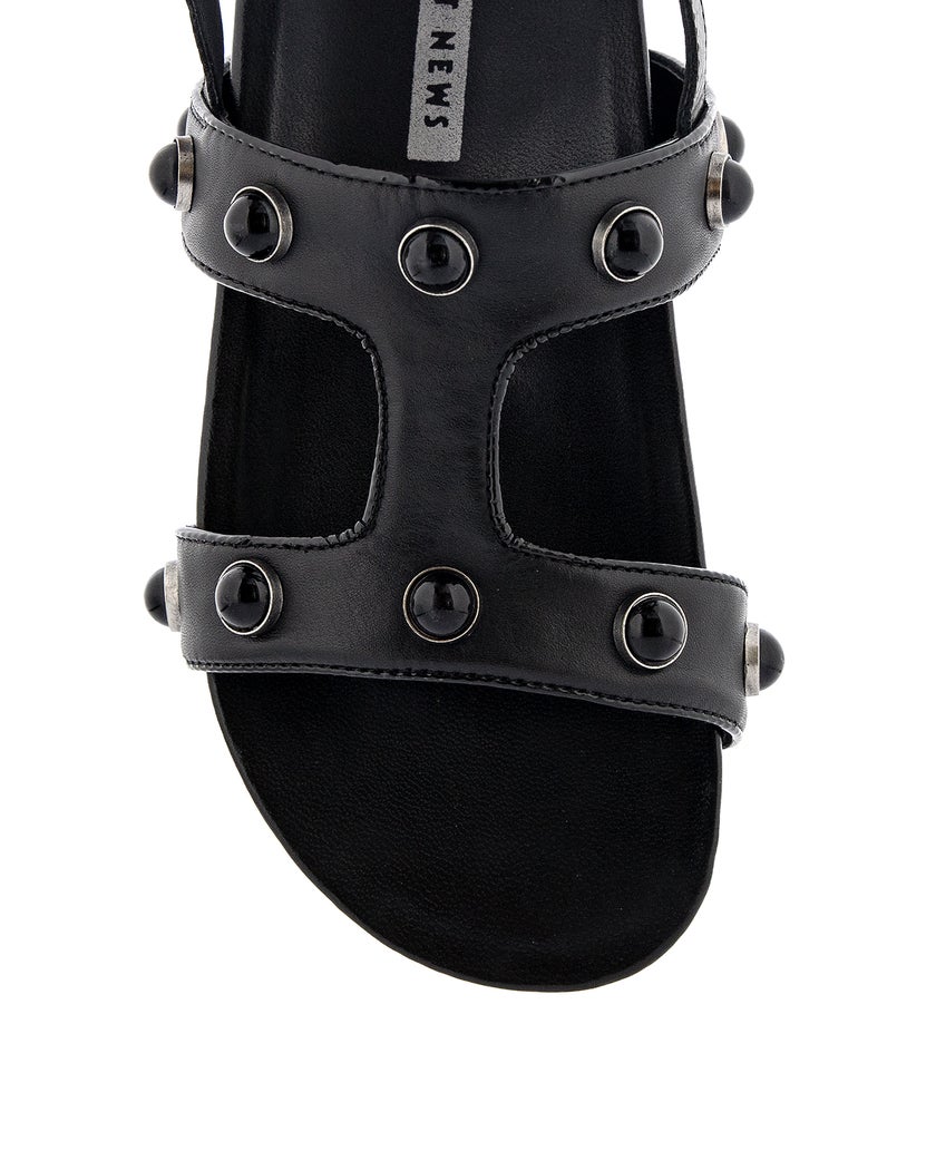 Foot News Svart Sandal