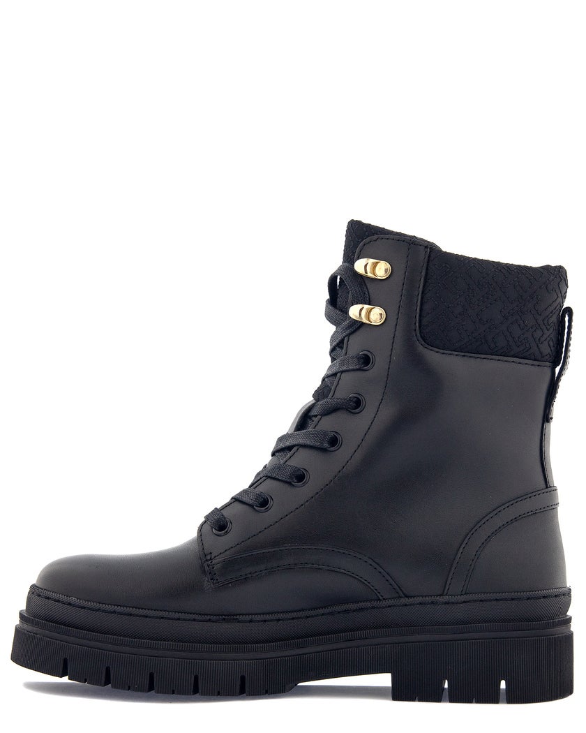 Tommy Hilfiger Svart Känga