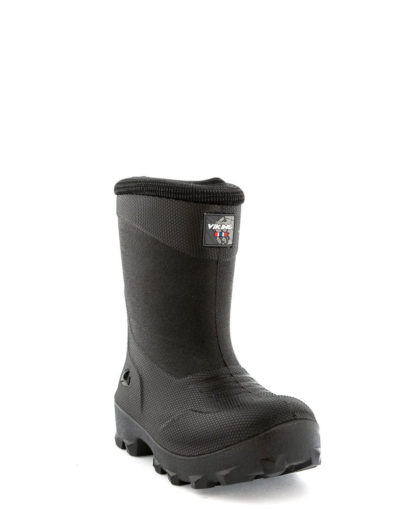 Viking Svart Gummistövel
