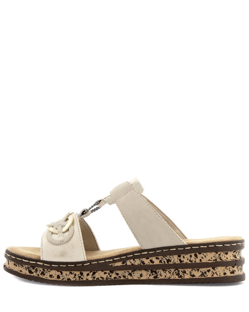 Rieker Beige Slip-In