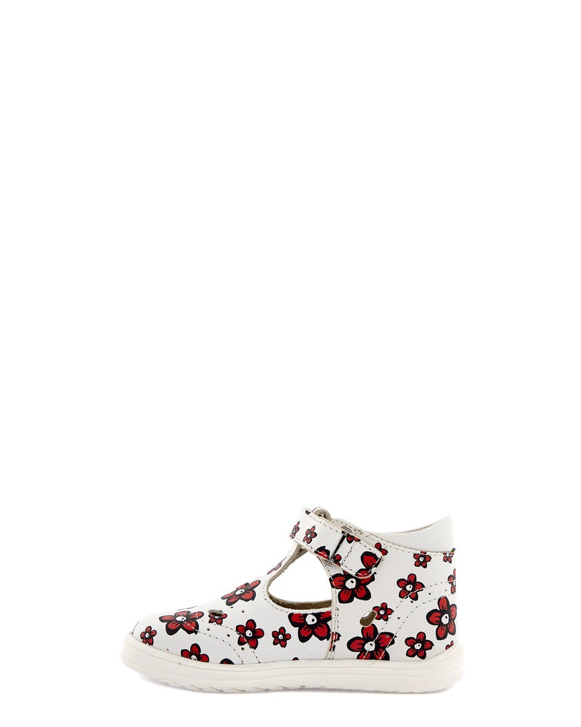 Kavat Vit/Blommig Sandal