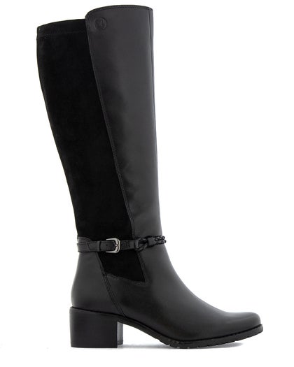 Caprice Svart Stövel