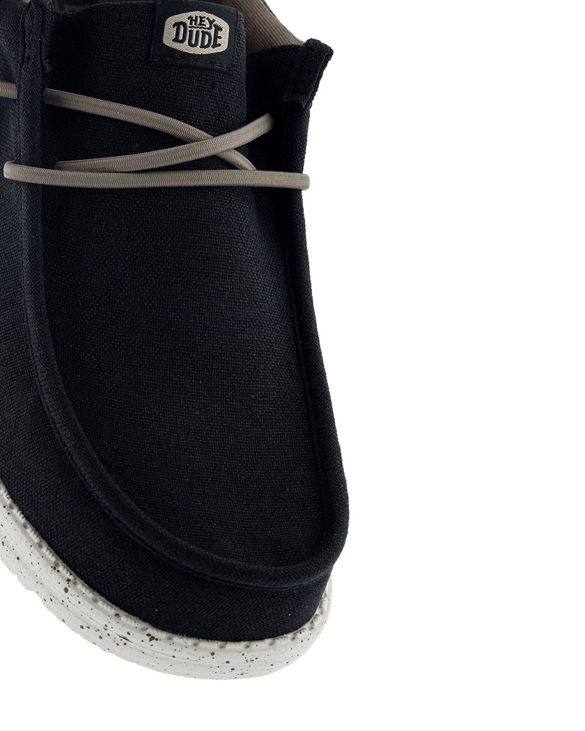 Hey Dude Svart Tygsko