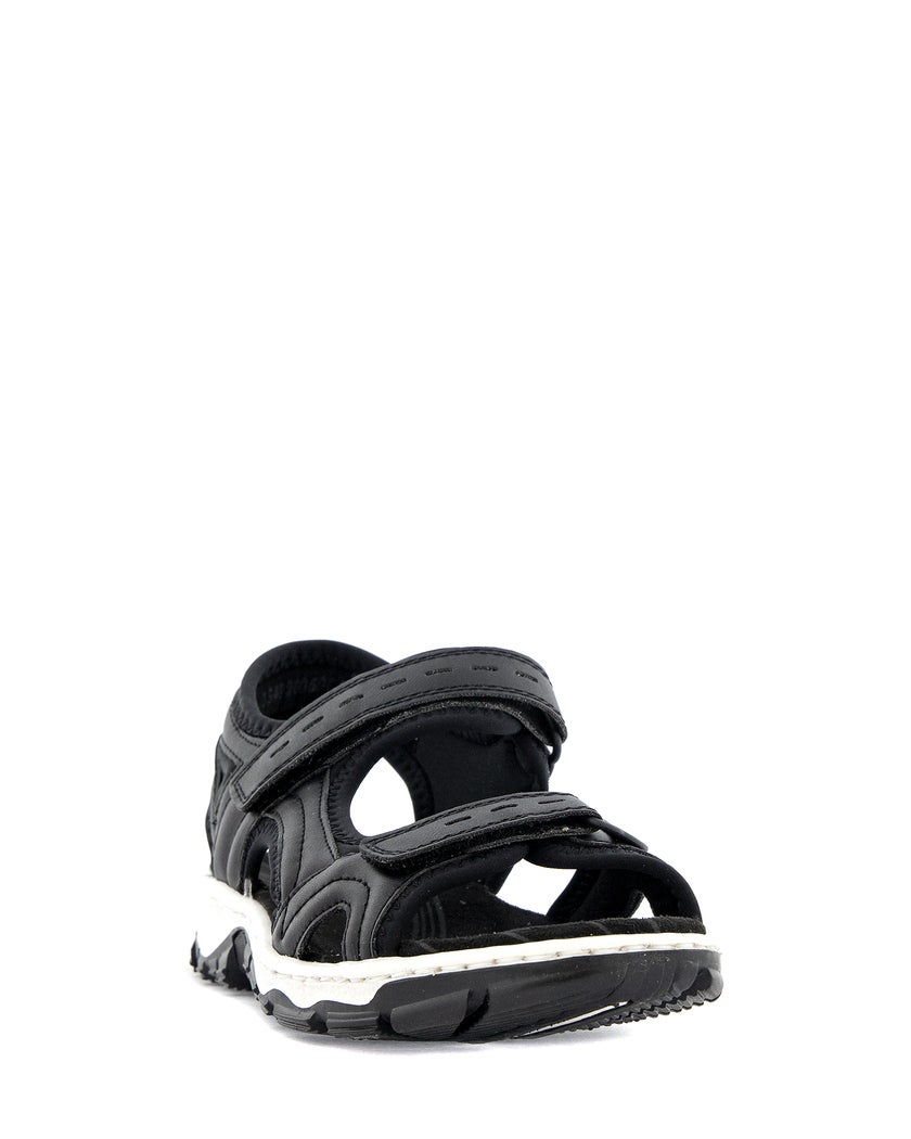 Rieker Svart Sandal
