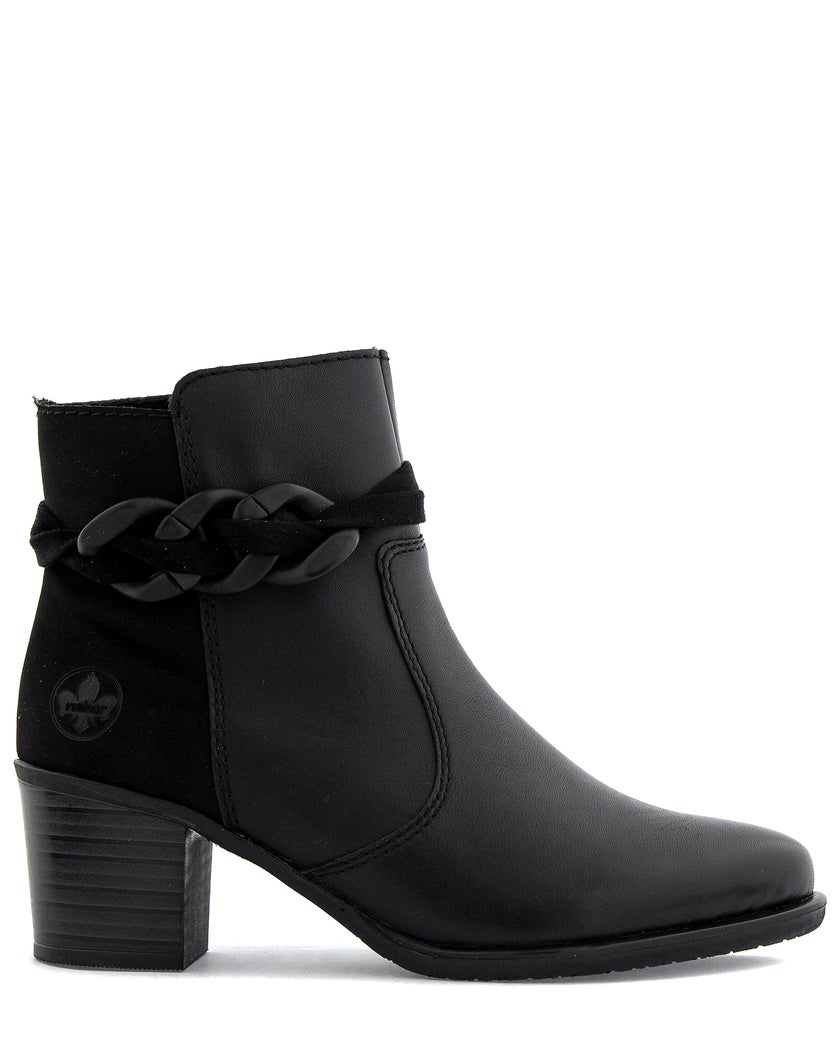 Rieker Svart Stövlett