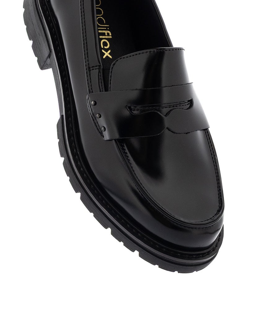 Scandiflex Svart Loafers