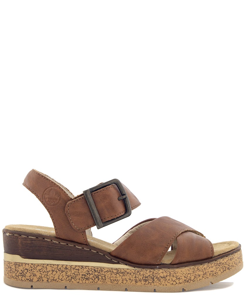 Rieker Brun Sandalett
