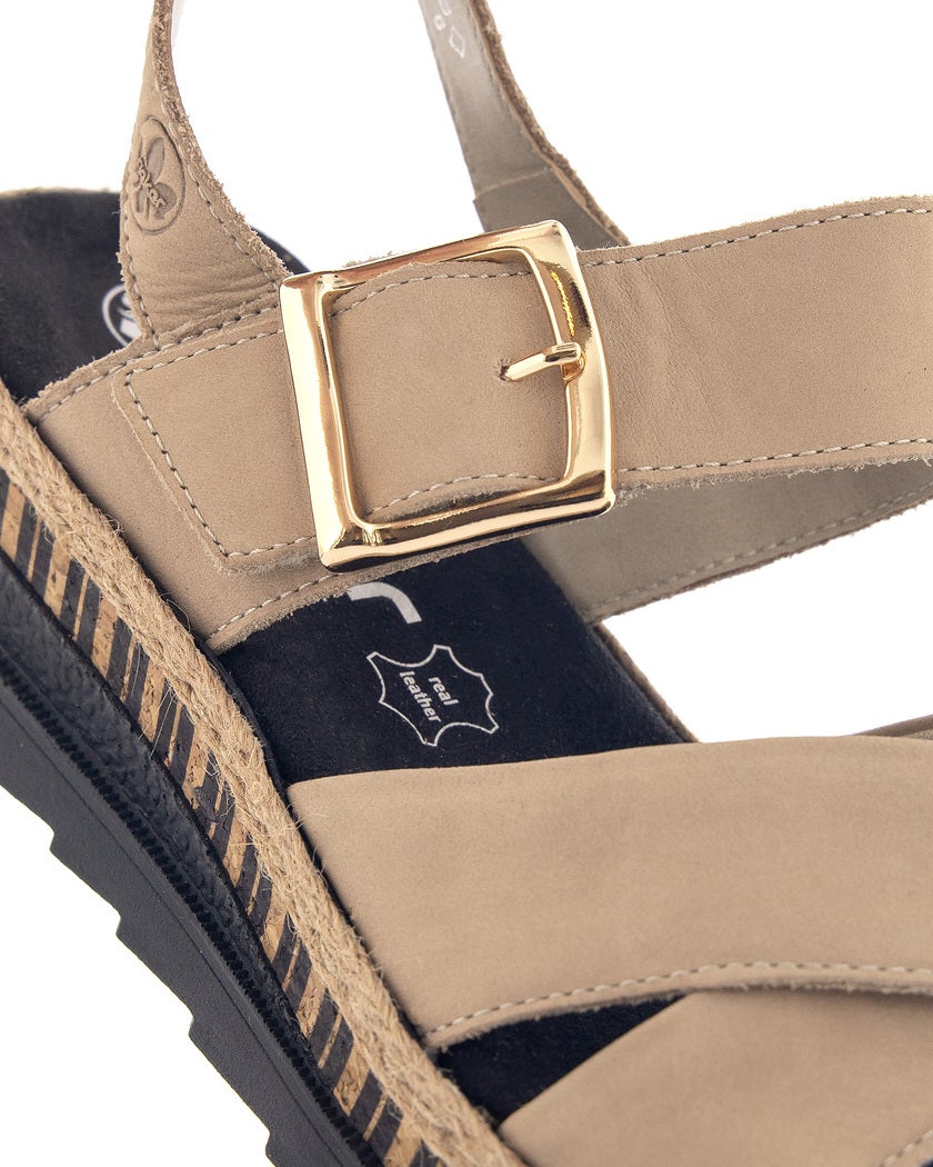 Rieker Beige Sandal