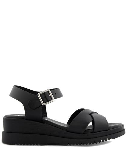 Foot News Svart Sandalett