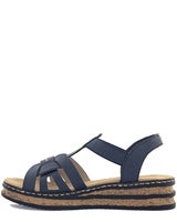 Rieker Blå Sandalett