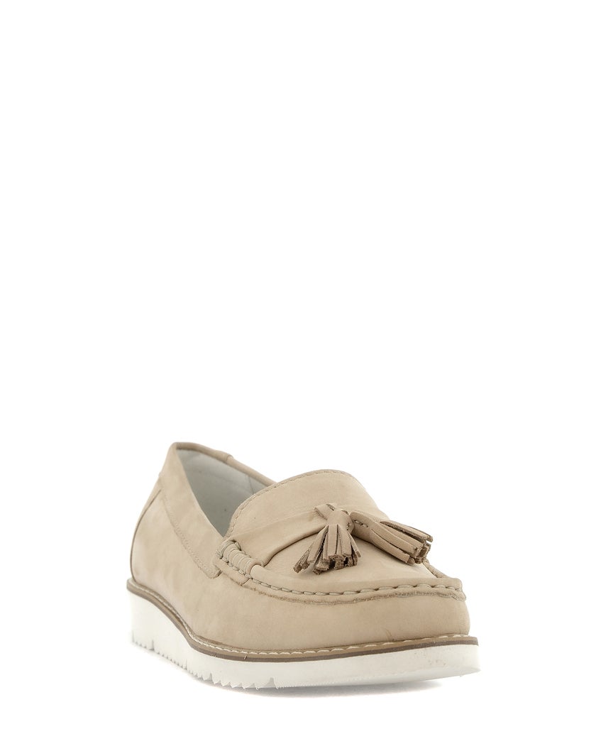 Bellezza Beige Loafers