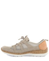 Rieker Beige Promenadsko