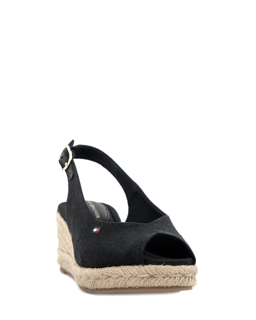 Tommy Hilfiger Svart Sandalett