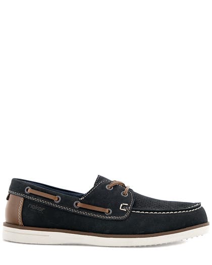 Rieker Blå Loafers
