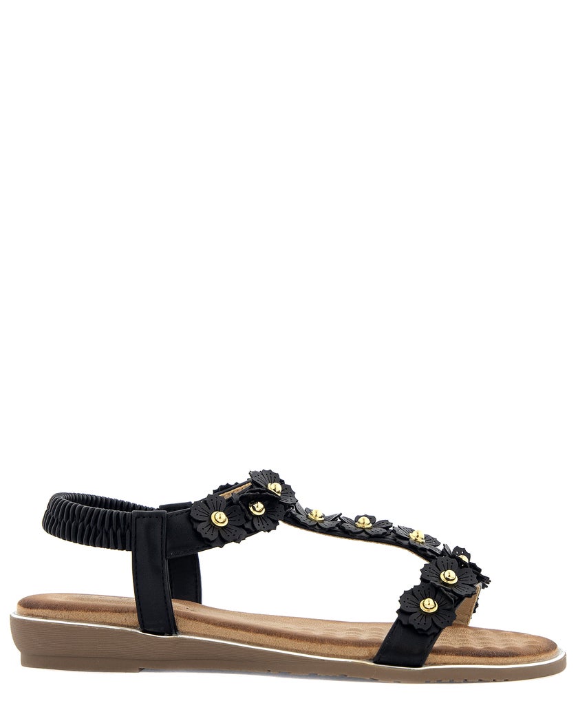 Lunar Svart Sandal