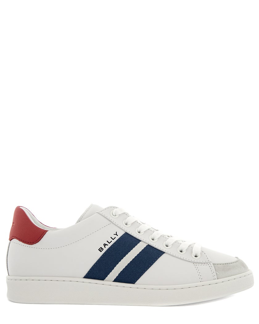 Bally Vit Sneakers