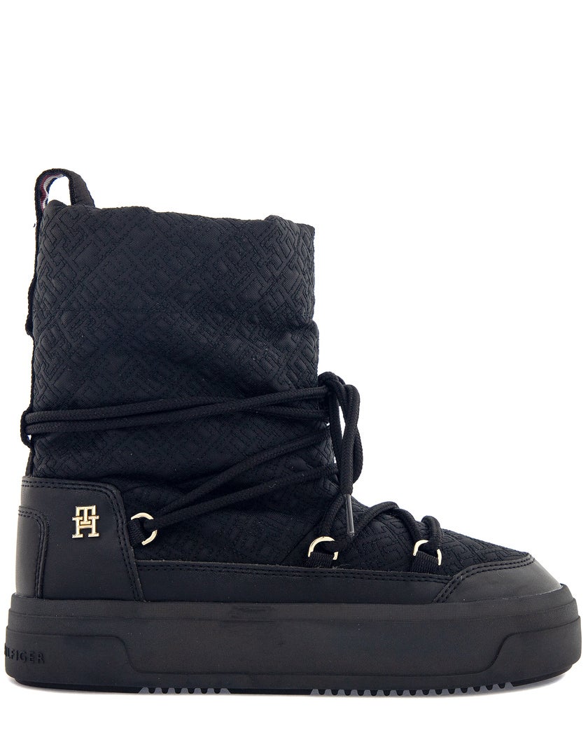 Tommy Hilfiger Svart Känga