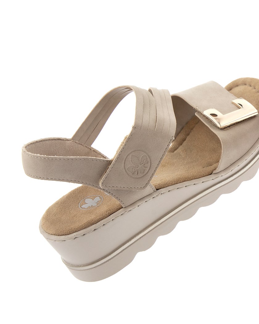 Rieker Beige Sandalett