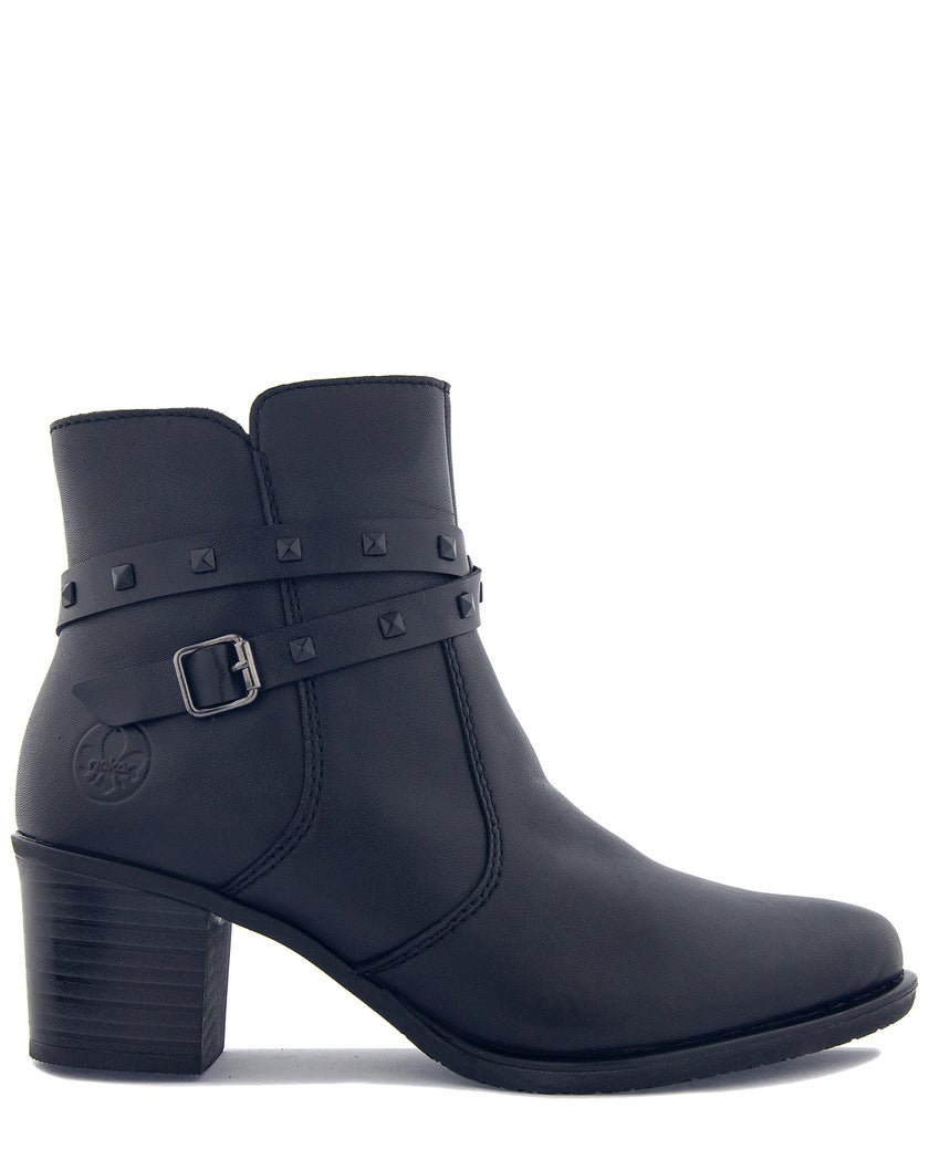 Rieker Svart Stövlett