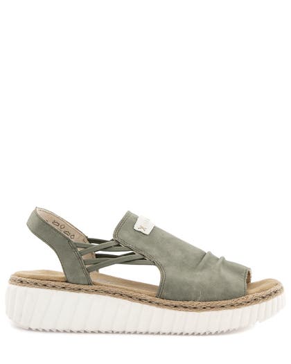 Rieker Grön Sandal