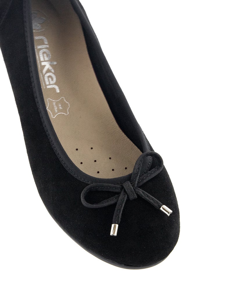 Rieker Svart Ballerina