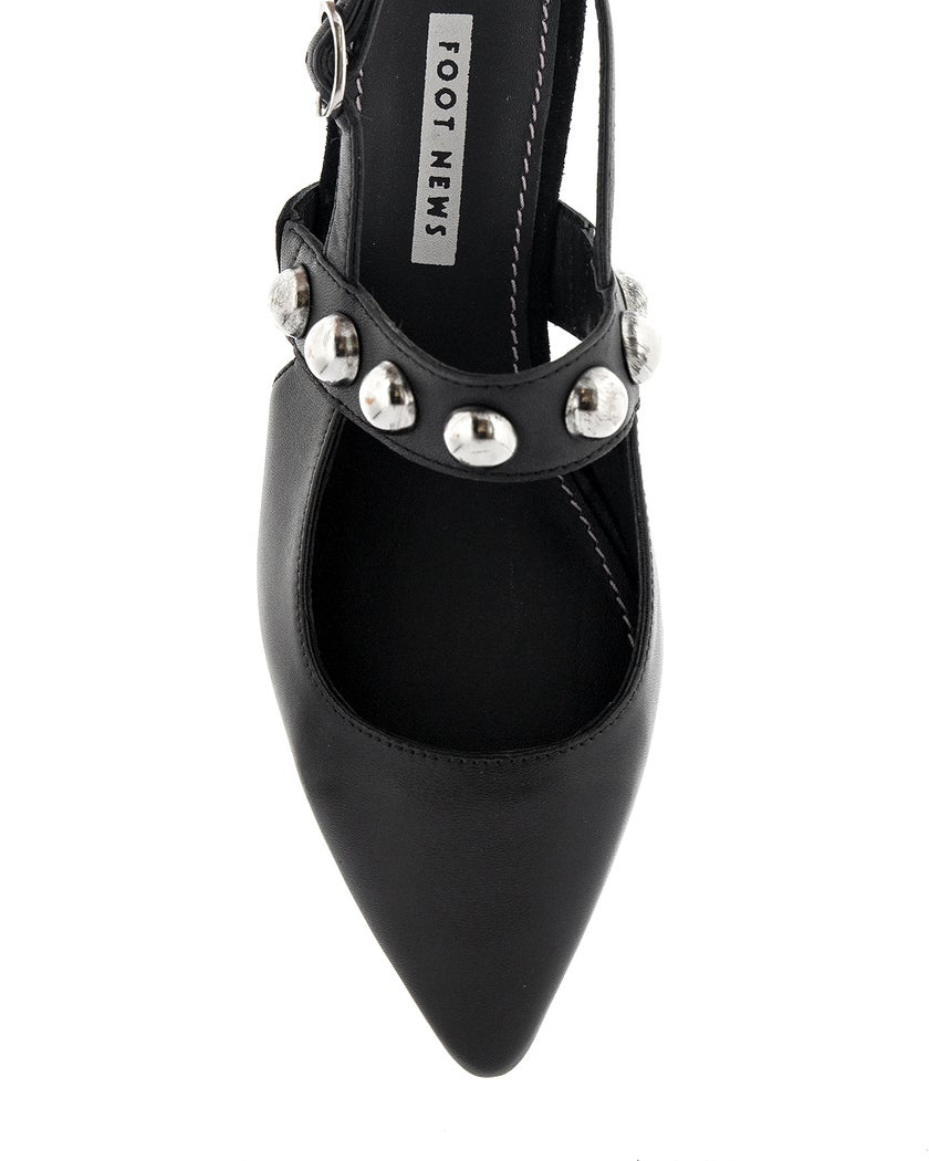 Foot News Svart Sandalett
