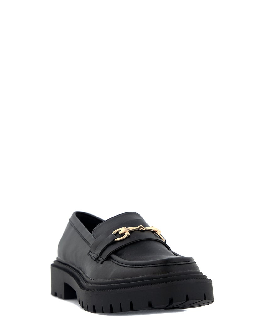Donna Girl Svart Loafers