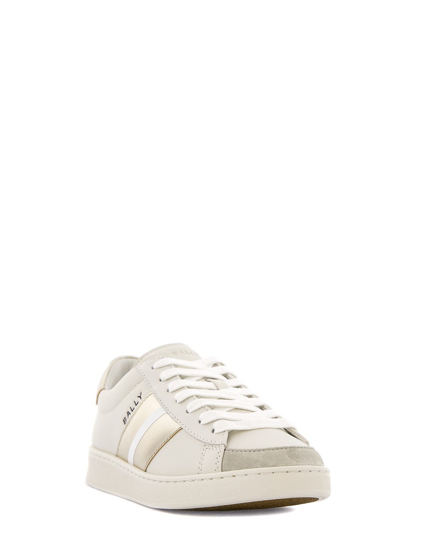 Bally Vit Sneakers