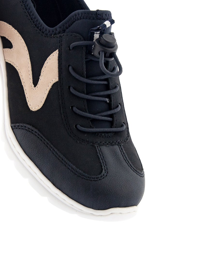 Rieker Blå Promenadsko