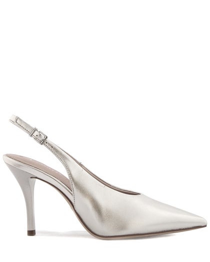 Tamaris Silver Pumps